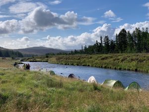 River wild camp