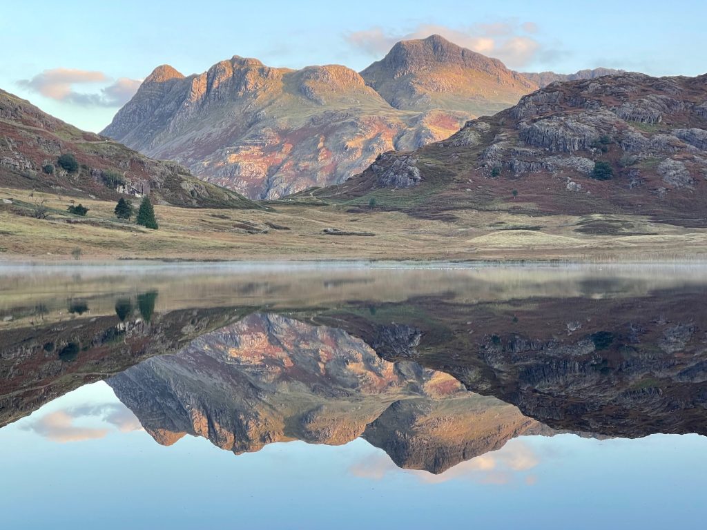 Lake District mountain reflection