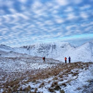 Lake District Winter Mountain View